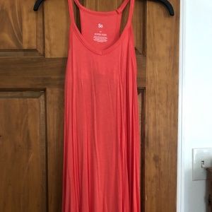 Coral Tank Dress